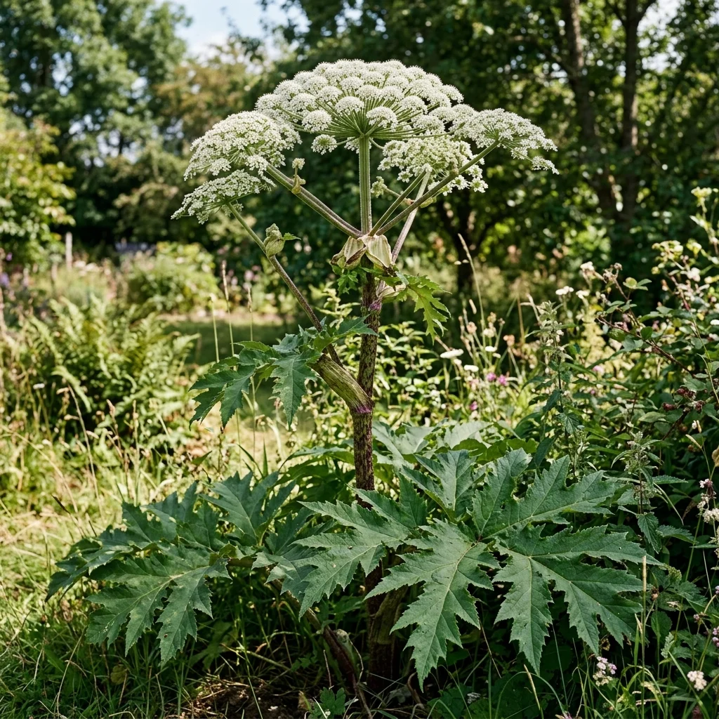 Identifica e controlla Giant Hogweed (Heracleum mantegazzianum) con Plant AI