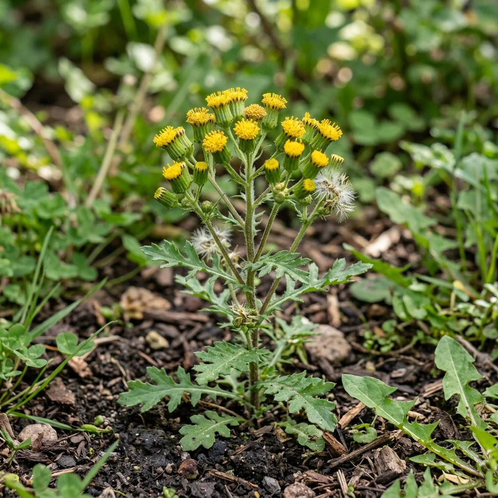 Identifica e controlla Groundsel (Senecio vulgaris) con Plant AI