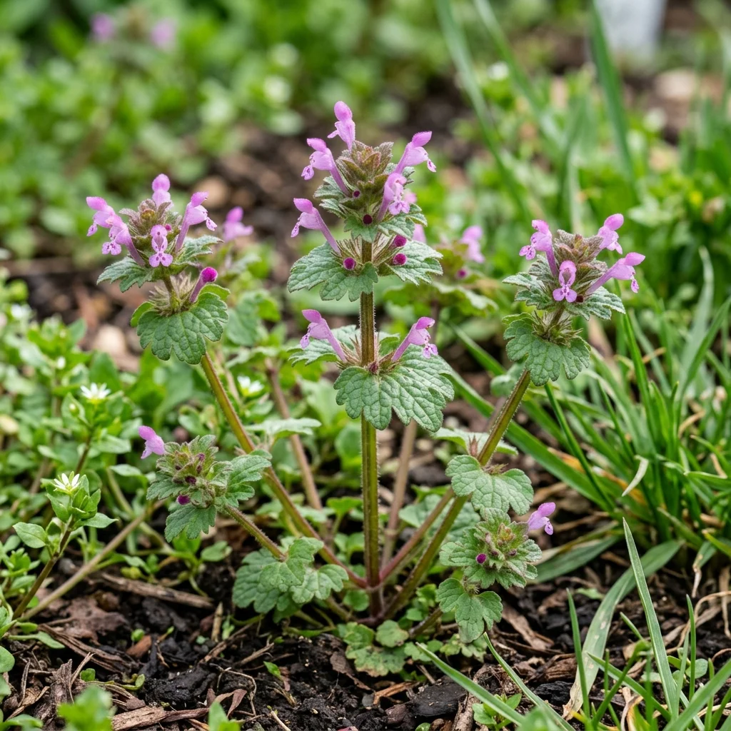 Identifica e controlla Henbit (Lamium amplexicaule) con Plant AI