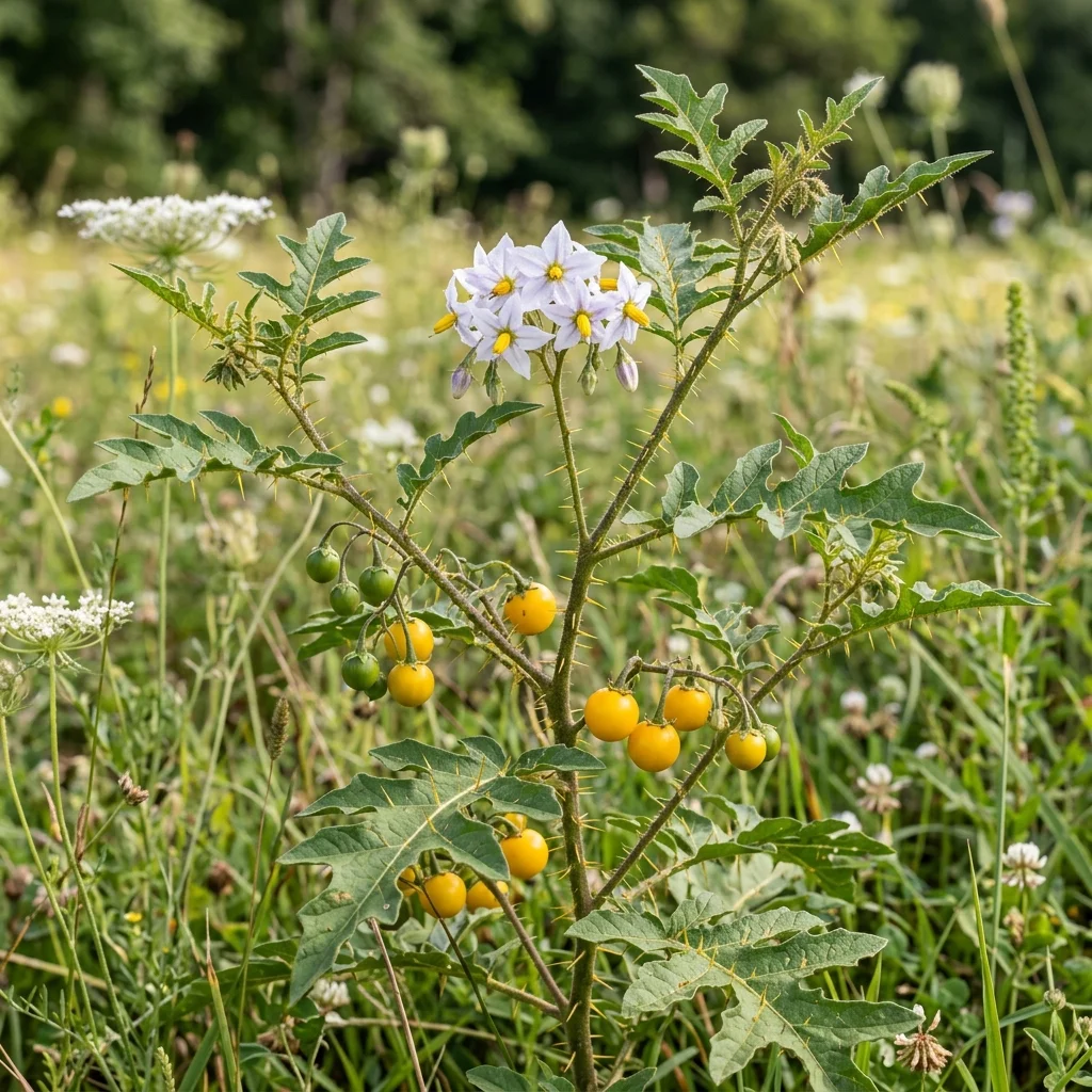 Identifica e controlla Horsenettle (Solanum carolinense) con Plant AI