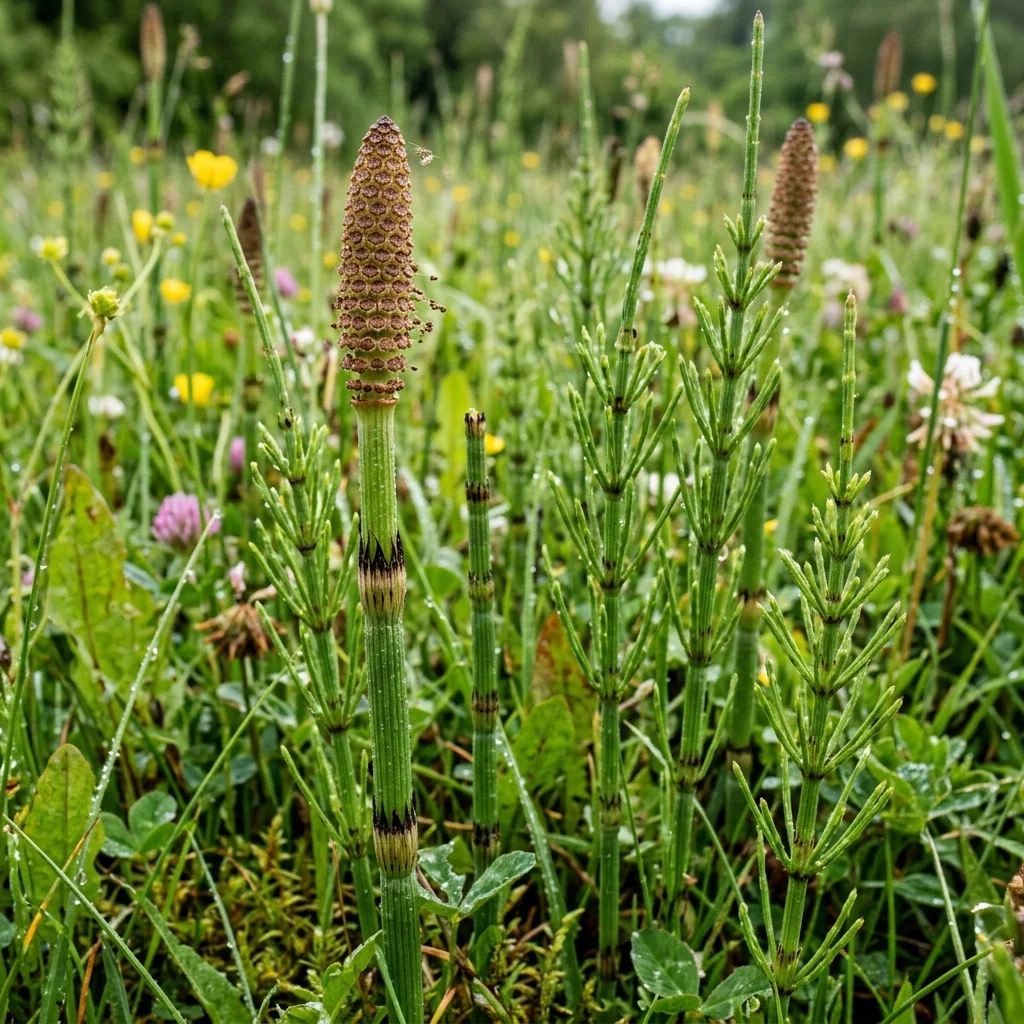 Identifica e controlla Horsetail (Equisetum arvense) con Plant AI
