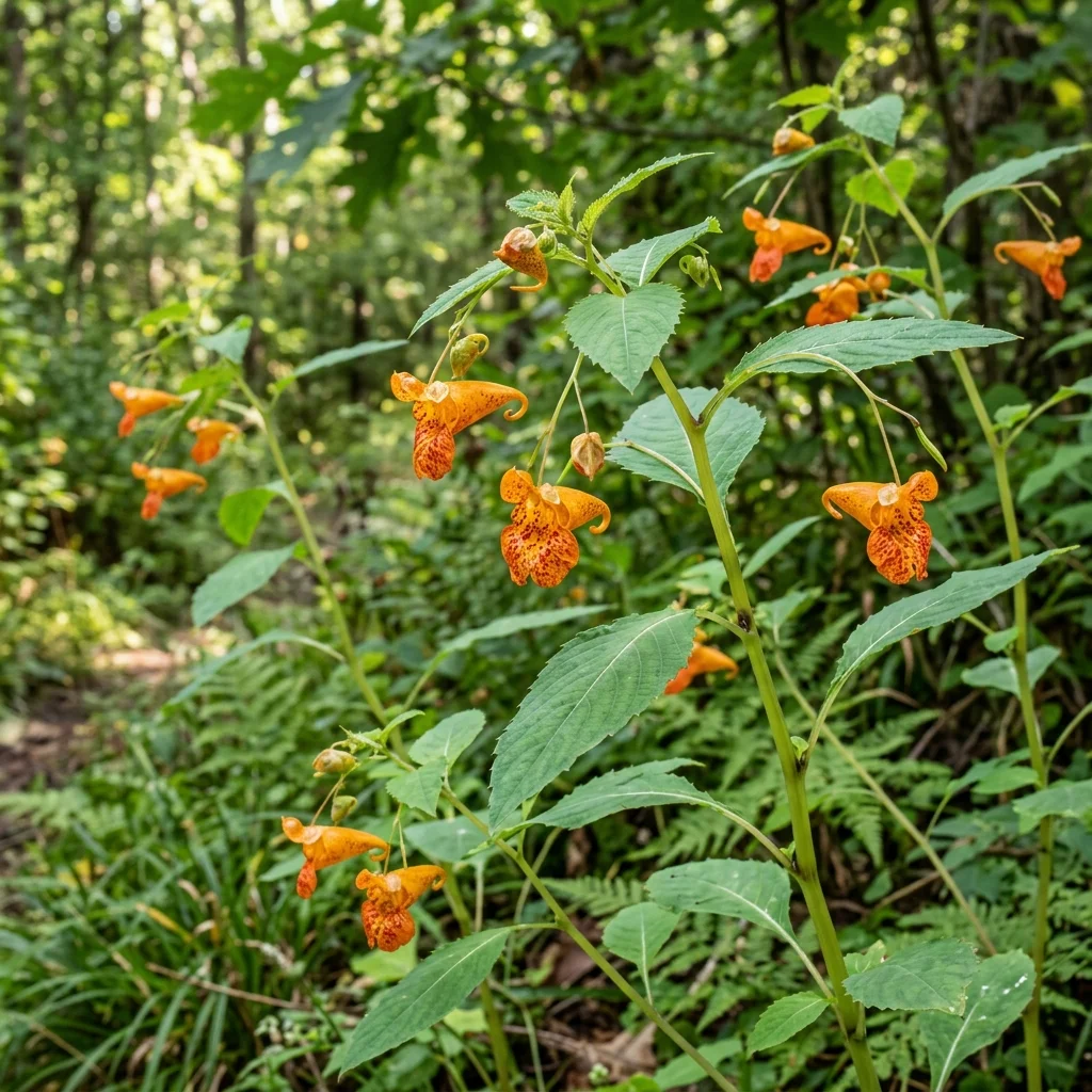 Identifica e controlla Jewelweed (Impatiens capensis) con Plant AI
