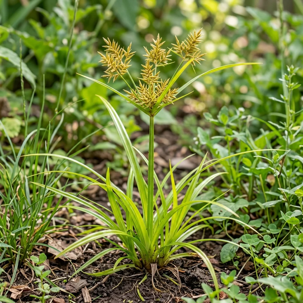 Identifica e controlla Nutsedge (Cyperus rotundus) con Plant AI