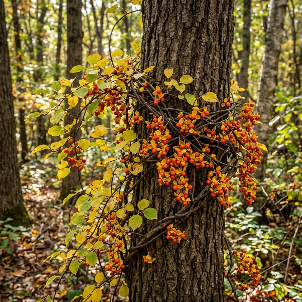 Identifica e controlla Oriental Bittersweet (Celastrus orbiculatus) con Plant AI