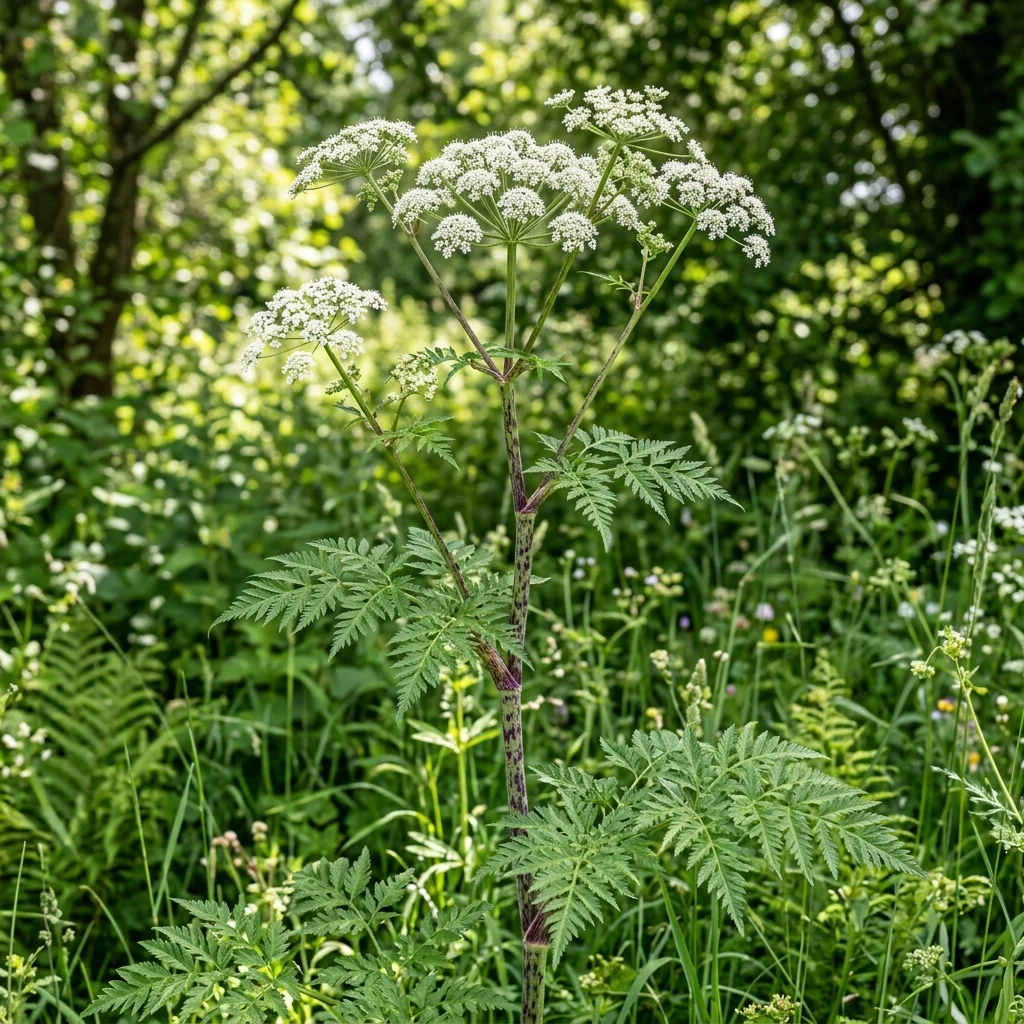 Identifica e controlla Poison Hemlock (Conium maculatum) con Plant AI
