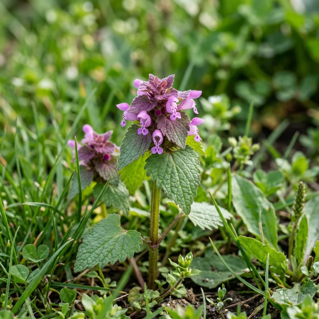 Identifica e controlla Purple Deadnettle (Lamium purpureum) con Plant AI