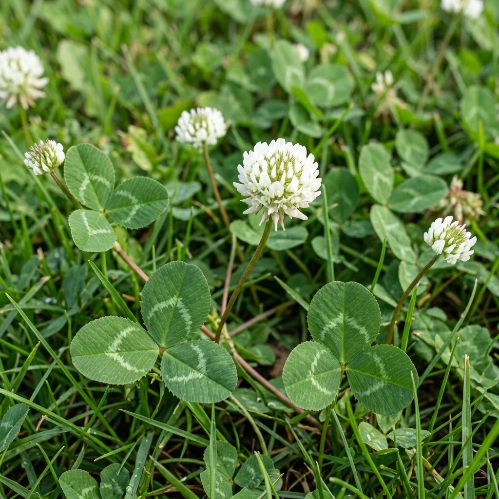 Identifica e controlla White Clover (Trifolium repens) con Plant AI