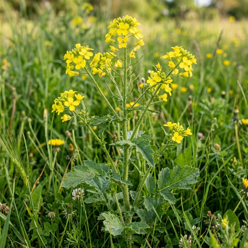 Identifica e controlla Wild Mustard (Sinapis arvensis) con Plant AI