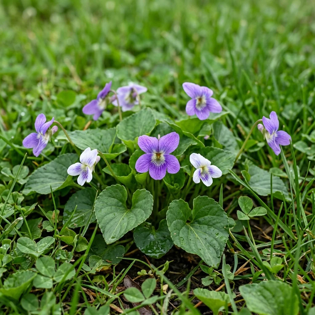 Identifica e controlla Wild Violet (Viola sororia) con Plant AI