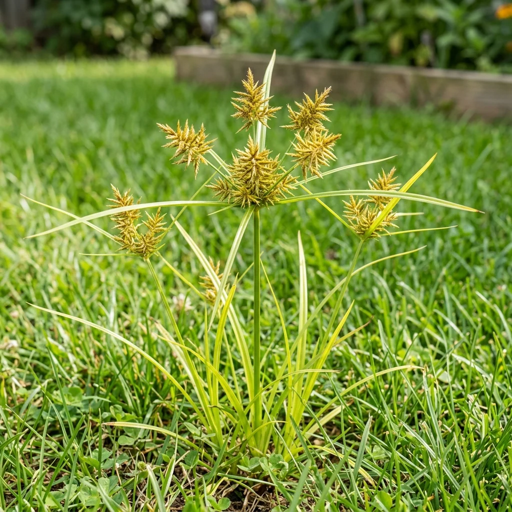 Identifica e controlla Yellow Nutsedge (Cyperus esculentus) con Plant AI